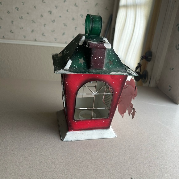 Hallmark tin snowman tea light candle decoration - Picture 2 of 5